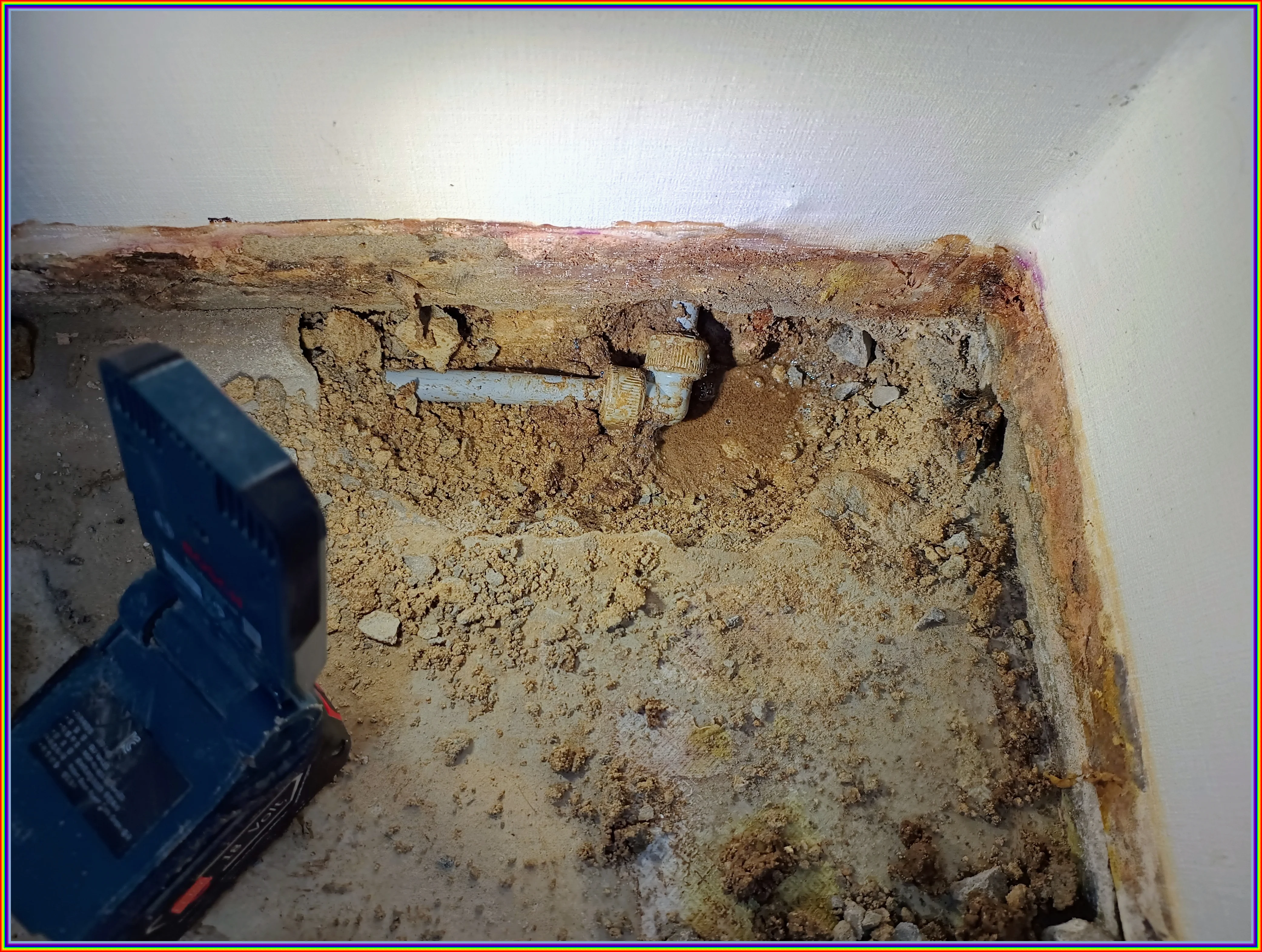 누수 현장 이미지