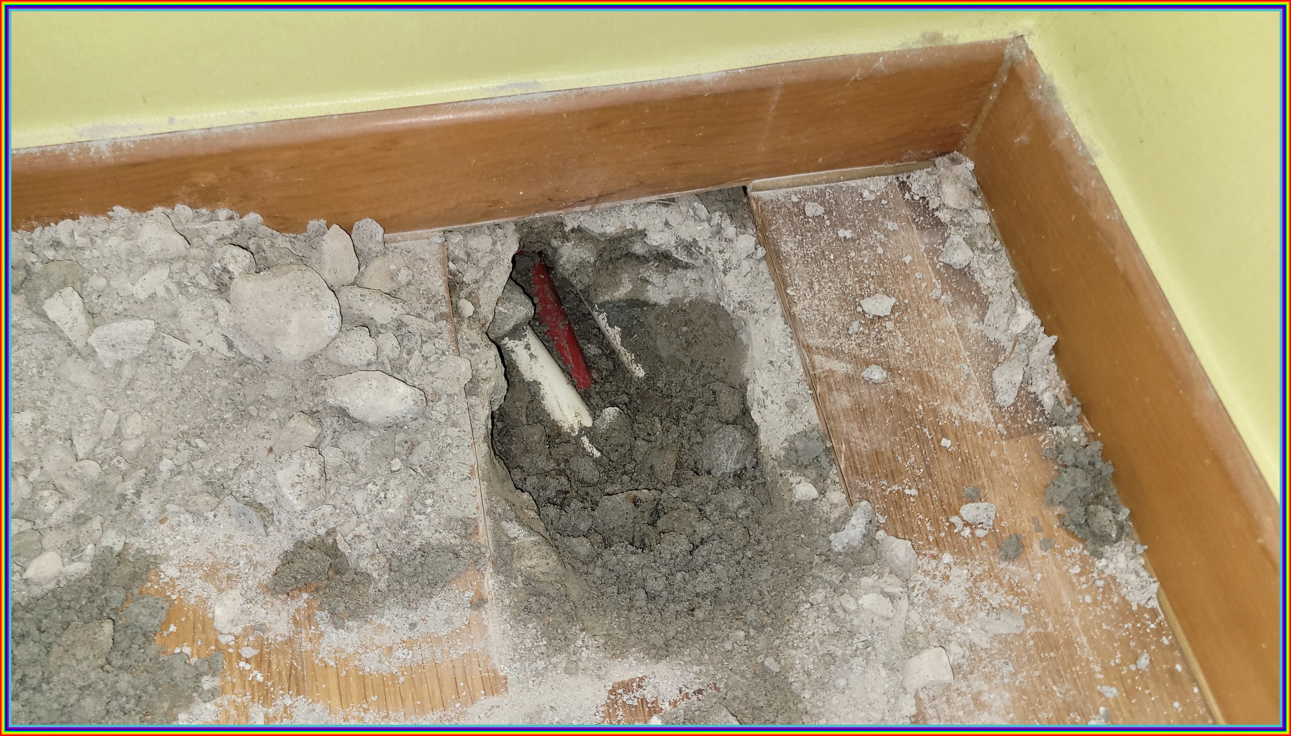 누수 현장 이미지